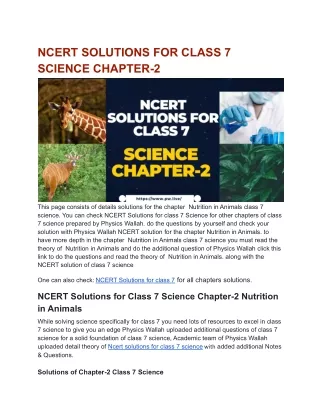 ncert solutions for class 7 science chapter 2