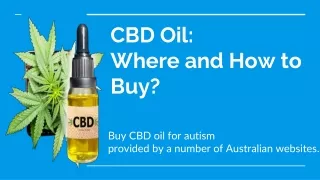 CBD Oil_  Where and How to Buy