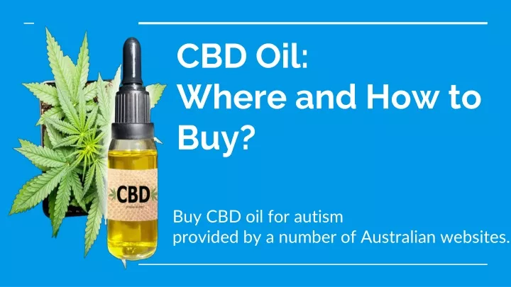 cbd oil where and how to buy