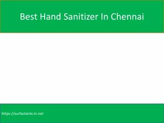 Best Hand Sanitizer In Chennai