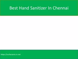 Best Sanitizer In Chennai
