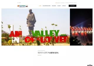 The Narmada Tent City | Statue of Unity Tent City Packages