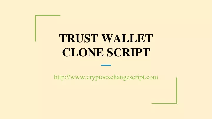 trust wallet clone script