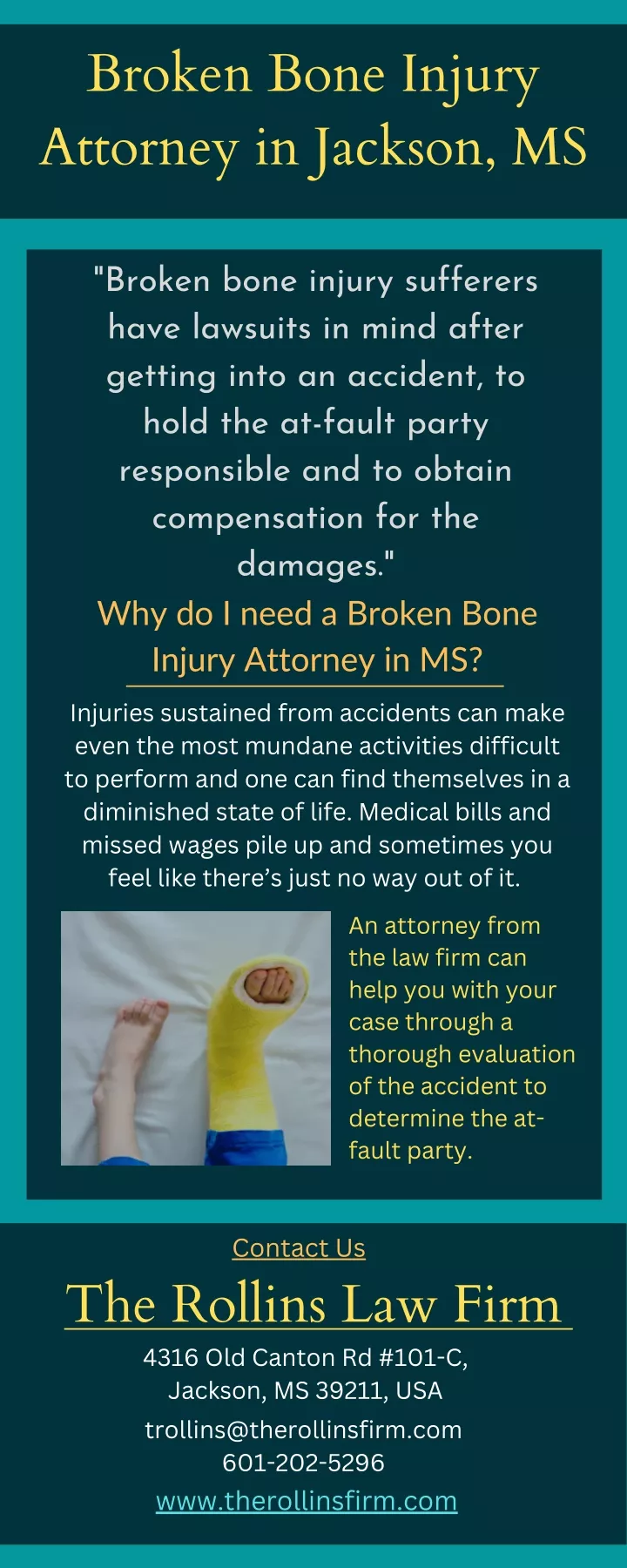 broken bone injury attorney in jackson ms