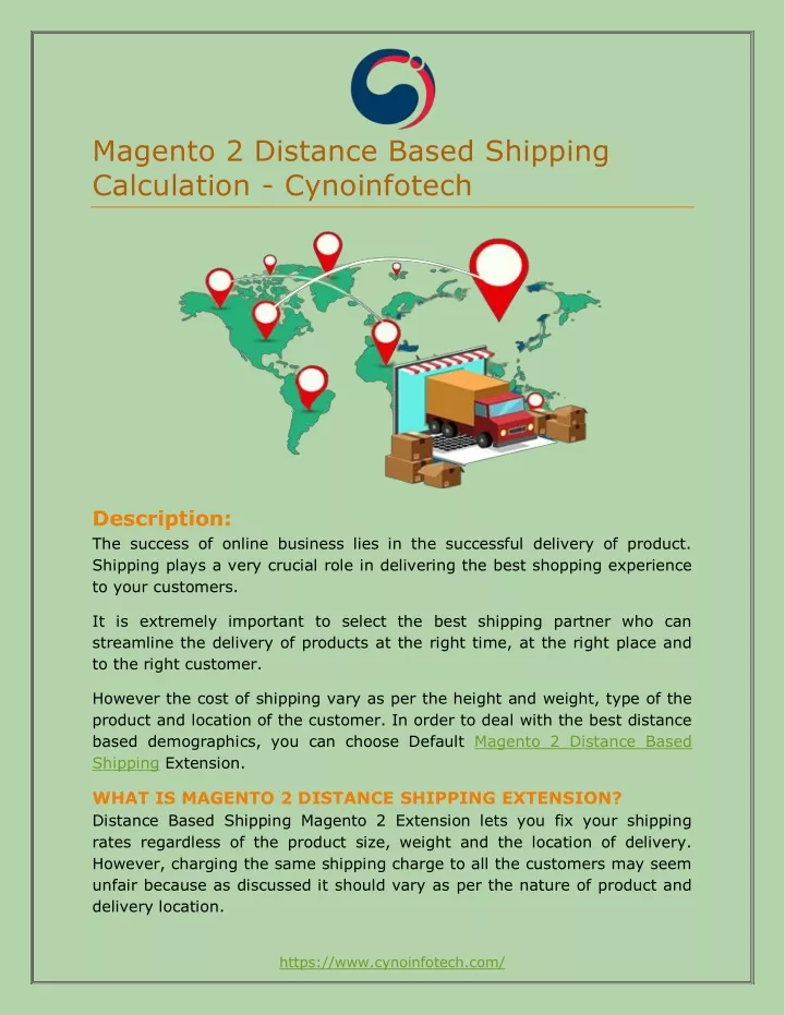 magento 2 distance based shipping calculation