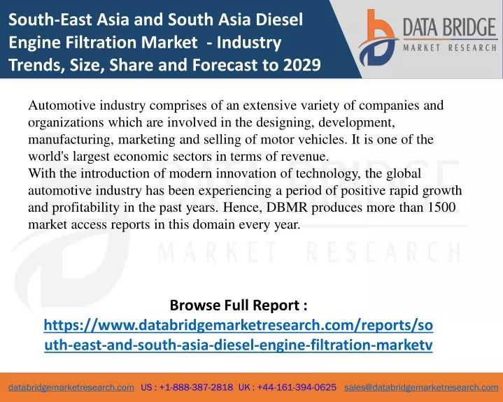 south east asia and south asia diesel engine
