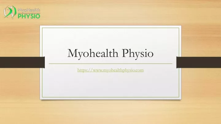 myohealth physio