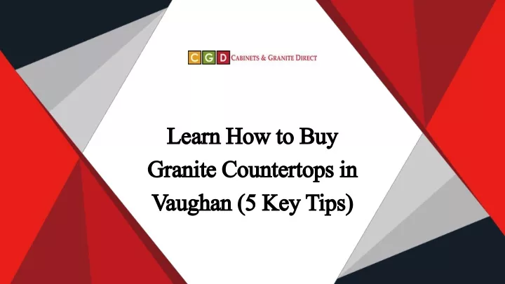 learn how to buy granite countertops in vaughan