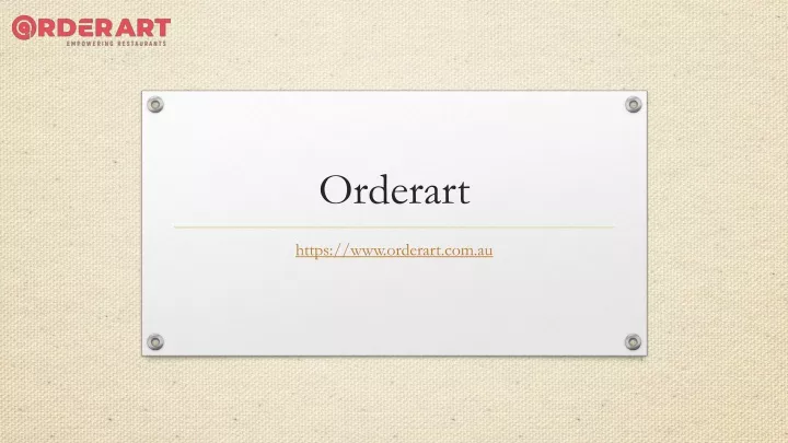 orderart