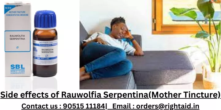 side effects of rauwolfia serpentina mother