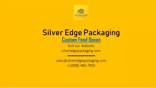 silver edge packaging