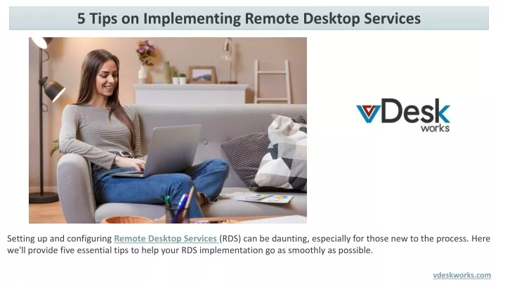 PPT - 5 Tips On Implementing Remote Desktop Services PowerPoint ...