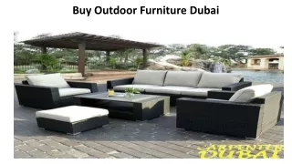 Buy Outdoor Furniture Dubai
