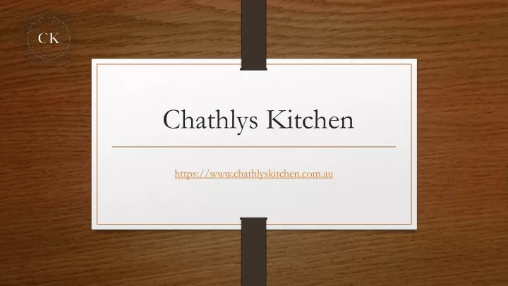 chathlys kitchen