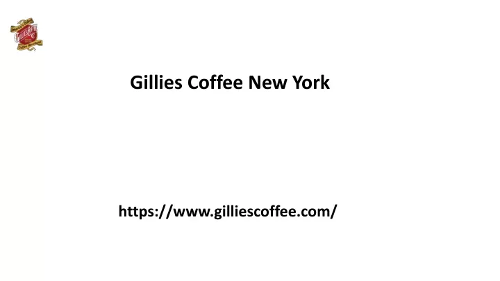 gillies coffee new york