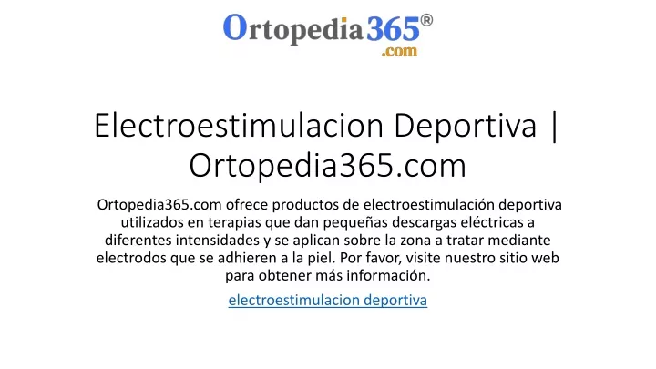 electroestimulacion deportiva ortopedia365 com