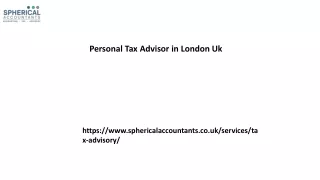 Personal Tax Advisor in London Uk Sphericalaccountants.co.uk...