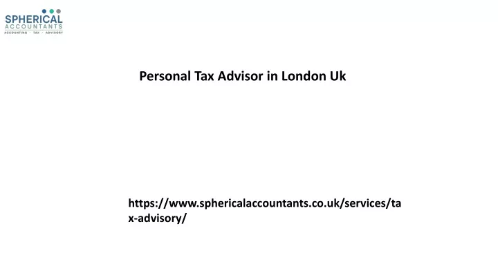 personal tax advisor in london uk