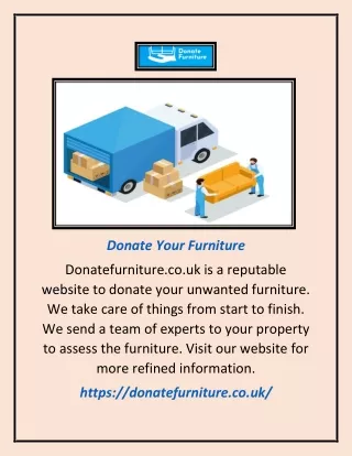 Donate Your Furniture | Donatefurniture.co.uk