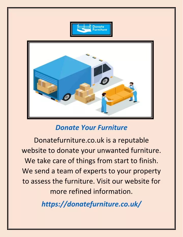 donate your furniture
