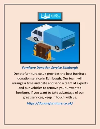 Furniture Donation Service Edinburgh | Donatefurniture.co.uk