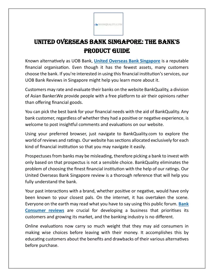 united overseas bank singapore the bank s united