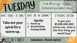 national pumpkin day
