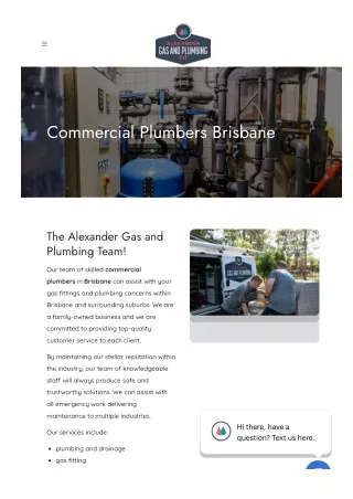 Commercial plumbers brisbane