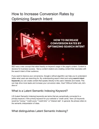 how to increase conversion rates by optimizing