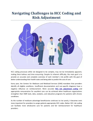 Navigating Challenges in HCC Coding and Risk Adjustment