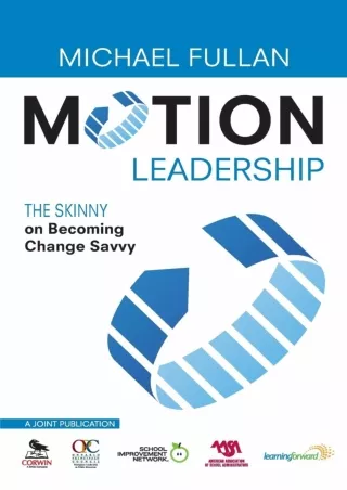 ePUB  Motion Leadership The Skinny on Becoming Change Savvy