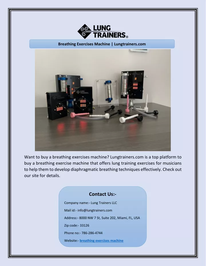 breathing exercises machine lungtrainers com