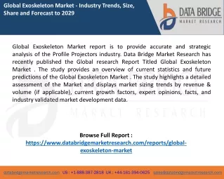 global exoskeleton market industry trends size