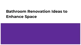 Bathroom Renovation Ideas to Enhance Space