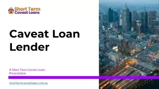 Caveat Loan Lender