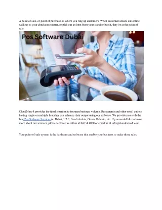 a point of sale or point of purchase is where