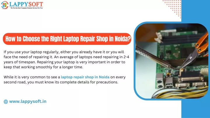 how to choose the right laptop repair shop