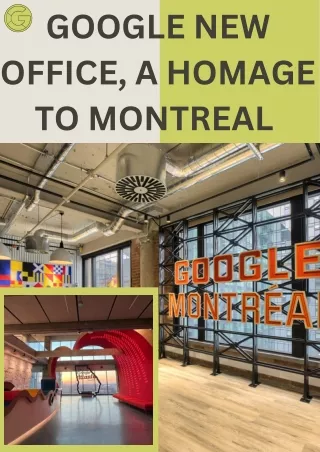 Hershey Rosen | Google Nouveau Bureau Au Québec Montréal