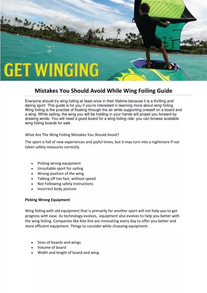 everyone should try wing foiling at least once