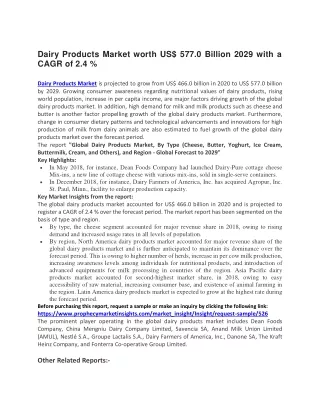dairy products market worth us 577 0 billion 2029