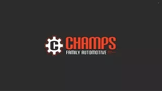Choose the Brake Repair Experts at Champs Family Automotive