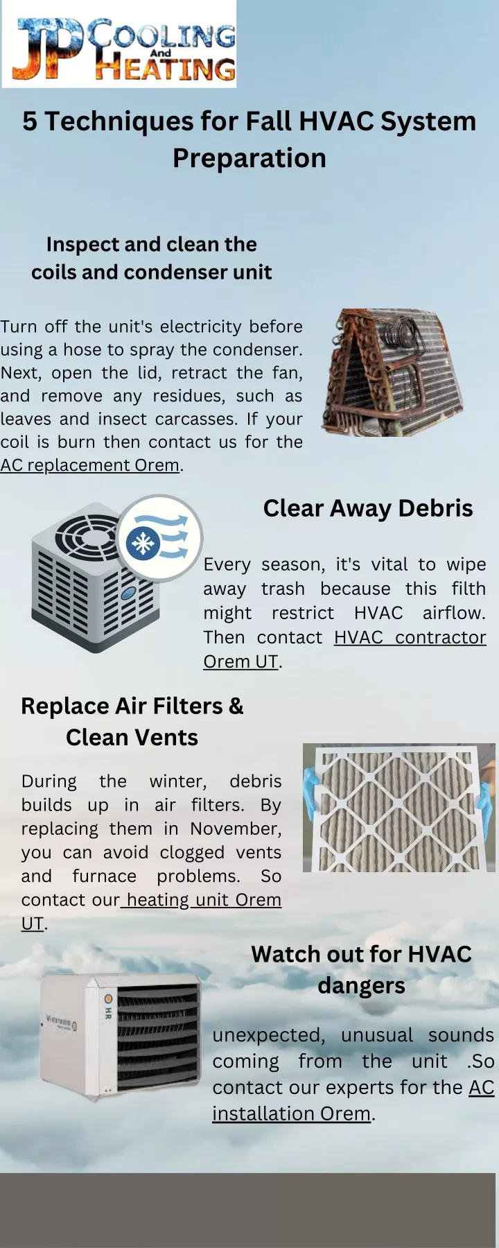 5 techniques for fall hvac system preparation