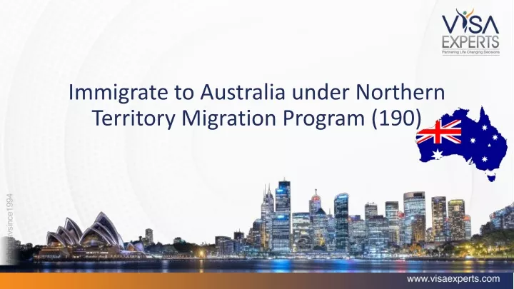 immigrate to australia under northern territory migration program 190