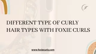 different type of curly hair types with foxie