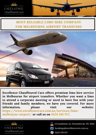 Most reliable Limo hire company for Melbourne airport transfers-compressed