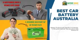 Best car Battery Australia