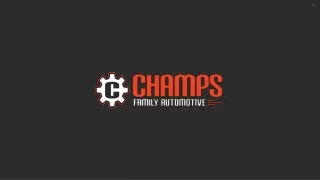Professional Tune-Up Service From Champs Family Automotive