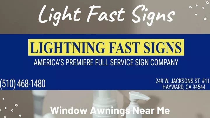 light fast signs