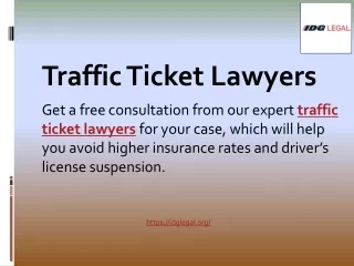Traffic Ticket Lawyers