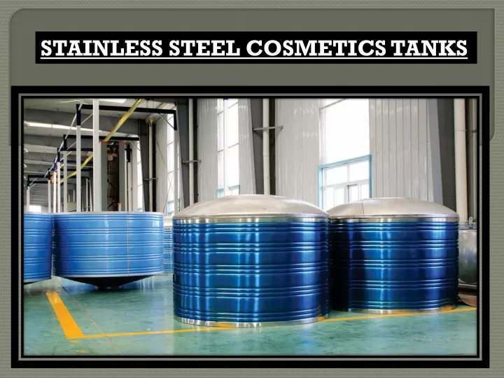 stainless steel cosmetics tanks